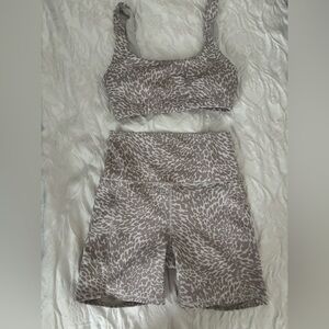 Vuori Animal Print Activewear Set